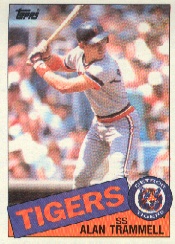1985 Topps Baseball Cards      690     Alan Trammell